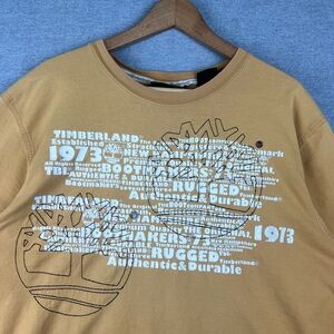 Vintage 90s Y2K Timberland Boot Camp Tree Grunge Shirt XXL